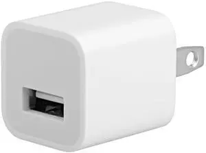 Apple A1385 Travel USB Wall Charger for iPhone/iPad (White) 2 Pack