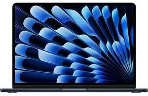Apple MacBook Air M3 Chip (8-core) Midnight 2024 13.6" Notebook 16gb RAM 256 SSD MacOS 16GB MC8K4LL/A