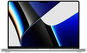 Apple A Grade Macbook Pro 16-inch (Retina XDR, 32-GPU, Silver) 3.2Ghz 10-Core M1 Max (2021) MK1H3LL/A 8TB Flash 64GB Memory 3456x2234 Display Mac OS Power Adapter 8 TB