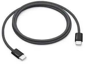 Refurbished Apple USB-C 60W Woven Braided Charge Cable 1M A2795 - Black