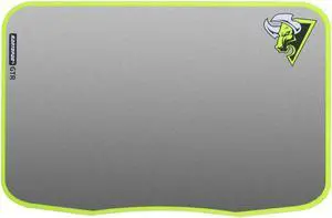 Rantopad GTR Plastic Gaming Mousepad - Anti-slip, Smooth & Durable Frosted Matte Carbon Resin Surface, Pro Gaming Essential, Made for Optical Mice, Large Size 13.8x9.5x0.09 in - Silver