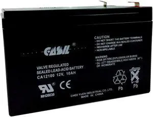 12V 10AH 12AH Casil F2 for Razor Battery Fits MX500 MX650, W15128190003