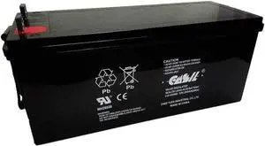 12V 200Ah 4D Deep Cycle AGM SLA Replacement Battery by Casil CA122000