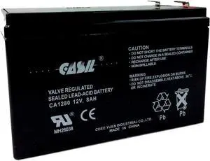 10 Pack Verizon FiOS GT12080-HG 12V 8Ah GS Portalac Casil Battery Replacement PX12072HG by Inovel Power