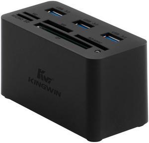 Kingwin KWCR-801U3 SuperSpeed USB 3.0 Mini Combo Card Reader