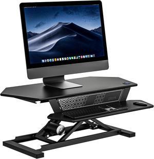 VERSADESK 36 Inch Standing Desk Converter, PowerPro Electric Height  Adjustable Desk Riser for Standing or Sitting, with Keyboard Tray, Built-in  USB