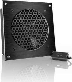 AC Infinity AIRPLATE S3, Quiet Cooling Fan System with Speed Control, for Home Theater AV Cabinet Cooling