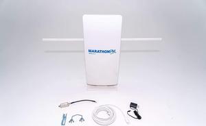 New Marathon Platinum Long Distance HDTV Antenna. Top Rated Indoor/Outdoor antenna solution designed to power up to 6 or more TVs. One easy connection. Cut the Cord and start saving money today!