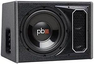 PowerBass Autosound PSAWB101 - 10" Single Amplified 4 Ohm Subwoofer Enclosure, 350W