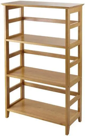 Winsome 99342 Honey Beechwood SHELFBOOK4-TIER