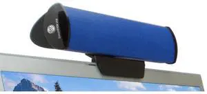 GOgroove SonaVERSE 2.0 Portable Sound Bar Speaker - 2 W RMS - Blue - Desktop, Tabletop - USB