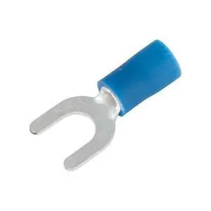 Audiopipe ST8B Xscorpion Spade Terminal Blue 8 16-14 Gauge - 100pcs/bag