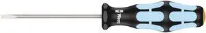 Wera 05032001001 Kraftform Stainless 3335 Stainless Steel Slotted Screwdriver, Lasertip, 3mm Head, 3 1/8" Blade Length