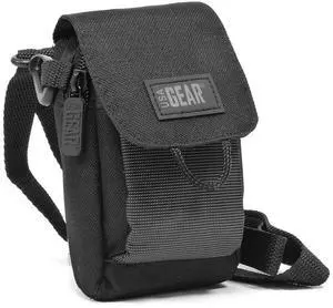 USA Gear Point Shoot Camera Case Compatible with Nikon Coolpix, Canon Powershot Elph 180, Canon G7 X Mark iii, and more - Small Digital Camera Case with Shoulder Strap, Belt Loop, Pocket for SD Card