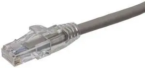 Axiom 6-Inch Cat6 550MHz Patch Cable Clear-Snagless Universal Boot (Gray)