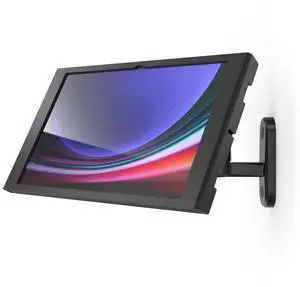 Compulocks Galaxy Tab S9/S10 Ultra 14.6" Apex Enclosure Core Stand Design with Slim Fit, Tablet Protection Accessories Secure Ultimate User-Friendly Stand for Meeting and Business Events - Black