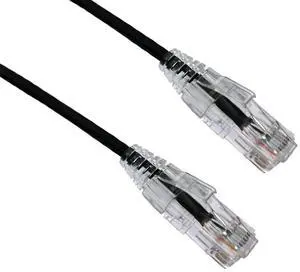 Axiom Memory SOLUTIONLC 12FT CAT6 BENDNFLEX Ultra-Thin SNAGLESS Patch Cable 550MHZ (Black)