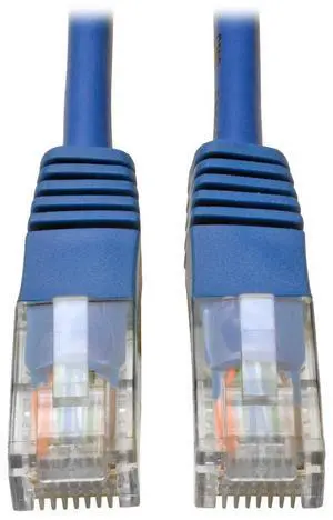 Tripp Lite Cat5e 350MHz Molded Patch Cable (RJ45 M/M) - Blue, 7-ft.(N002-007-BL)