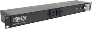 12-Outlet Rackmount PDU Isobar Surge Protector Power Strip, 20A, 3840 Joules, 15ft Cord with 5-20P Plug, 1U Rack-Mount, Manufacturer's & $25,000 Insurance (IBAR12-20ULTRA) 12-Outlet Rackmount PDU Isobar Surge Protector Power Strip, 20A, 3840 Joules, 15ft Cord with 5-20P Plug, 1U Rack-Mount, Manufacturer's & $25,000 Insurance (IBAR12-20ULTRA)