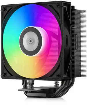 PCCOOLER CPS ARGB CPU Cooler, RT400 ARGB 4 Heat Pipes, 120mm PWM Fan, 235W TDP, Quiet Cooling, Universal for Intel LGA 115X/1200/1700/1851 & AMD AM4/AM5