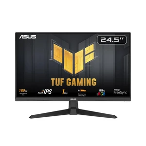 TUF Gaming 25 (24.5 viewable) 1080P Gaming Monitor (VG259Q3A) FHD, 180Hz, 1ms, Fast IPS, Extreme Low Motion Blur, FreeSync, Variable Overdrive, Speakers, 99% sRGB, Shadow Boost TUF Gaming 25 (24.5 viewable) 1080P Gaming Monitor (VG259Q3A) FHD, 180Hz, 1ms, Fast IPS, Extreme Low Motion Blur, FreeSync, Variable Overdrive, Speakers, 99% sRGB, Shadow Boost