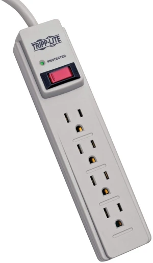Eaton TLP404 Surge Protector Power Strip 4 Outlets 500 Joules Eaton TLP404 Surge Protector Power Strip 4 Outlets 500 Joules