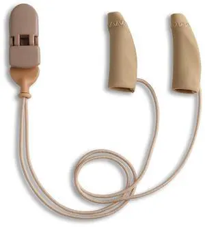 Ear Gear Mini Corded  Protect Hearing Aids from Dirt, Sweat, Moisture, Loss, Wind  Fits Hearing Instruments 1 to 1.25