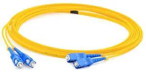 AddOn ADD-SC-SC-2MS9SMF 6.56 ft. Yellow 10m Single-Mode fiber (SMF) Simplex SC/LC OS1 Yellow Patch Cable AddOn ADD-SC-SC-2MS9SMF 6.56 ft. Yellow 10m Single-Mode fiber (SMF) Simplex SC/LC OS1 Yellow Patch Cable