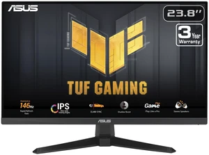 TUF Gaming 24 (23.8 viewable) 1080P Monitor (VG249QE5A) - FHD, 144Hz Overclock to 146Hz, IPS, Extreme Low Motion Blur Sync, 1ms, Speakers, Variable Overdrive, DisplayWidget Center TUF Gaming 24 (23.8 viewable) 1080P Monitor (VG249QE5A) - FHD, 144Hz Overclock to 146Hz, IPS, Extreme Low Motion Blur Sync, 1ms, Speakers, Variable Overdrive, DisplayWidget Center