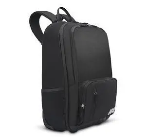 Solo New York Rolling Backpack with Wheels - Roller Bag for Women & Men, Carry On Size for Travel, Wheeled Bookbag for Work, Fits 15.6" Laptops - Bleeker, Black