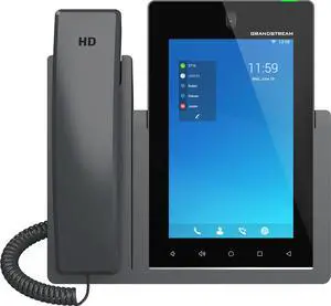 Grandstream GXV3470 IP Video Phone | 16 Lines, 16 SIP Accounts | 7-Inch Color Touch Screen | Wi-Fi 6 | Dual-Port Gigabit Ethernet with Integrated PoE