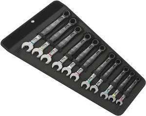 Wera 05020231001 6003 Joker 11 Set 1 Combination Wrench Set, 11 Pieces
