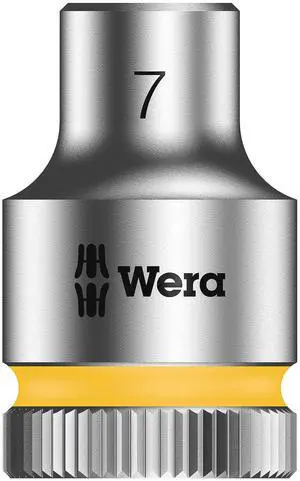Wera - 5003552001 Zyklop 8790 HMB 3/8" Socket, Hex head 7mm x Length 29mm