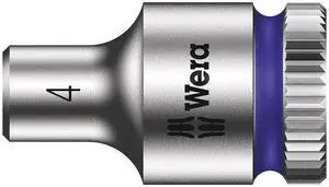Wera - 5003501001 Zyklop 8790 HMA 1/4" Socket, Hex head 4mm x Length 23mm