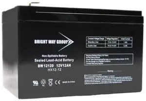 Bright Way Group BW 12120 F1 (0193) BWG 12120 F1 Sealed-Lead Acid Battery