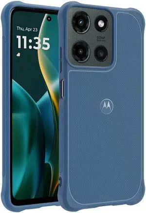 Motorola Moto G (2025) Rugged Protective Case- Dusk Blue - Precision fit, Military Grade Shock Absorbing Cover for Enhanced Phone Grip, Drop Protection