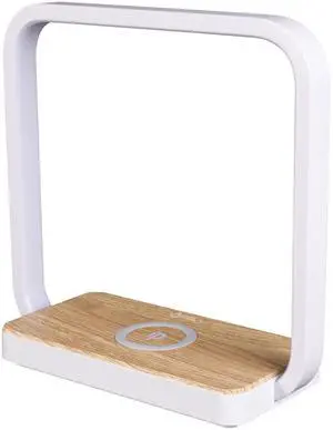OttLite Wireless Charging Station and Night Light, White