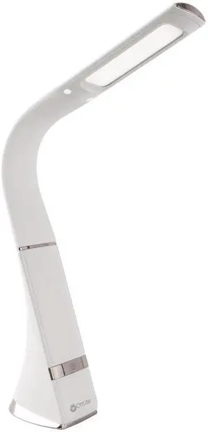 OttLite Recharge LED Desk Lamp with ClearSun LED Technology - Portable, Dimmable & Flexible Gooseneck - Travel-Friendly Task Lamp with Rechargeable Battery - for Home, Reading, Office & College Dorms