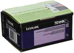 Lexmark 70C1HK0 Black High Yield Return Program Toner