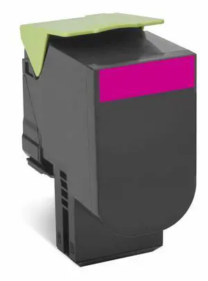 Lexmark 80C1HM0 Magenta High Yield Return Program Toner