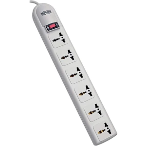 TRIPP LITE SUPER6OMNI Surge Strip 250V German, France Plug 6 Universal Outlets 6 feet Cord 750J TRIPP LITE SUPER6OMNI Surge Strip 250V German, France Plug 6 Universal Outlets 6 feet Cord 750J