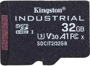 Kingston Mobile Kingston Industrial 32 GB Class 10/UHS-I (U3) V30 microSDHC Kingston Mobile Kingston Industrial 32 GB Class 10/UHS-I (U3) V30 microSDHC