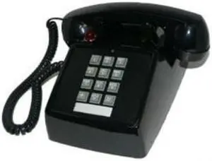 Cortelco ITT250027MBK 250000VBA27M Desk w/ Message Black