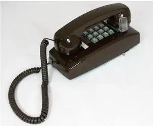 Cortelco ITT2554VBR 255445VBA20M Wall w/ Volume Brown