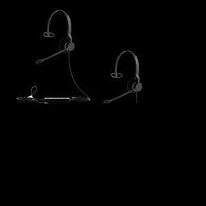 Jabra BIZ 2300 UC Mono USB Headset w/ Noise Canceling & Breath Resistant Microphone (2Pack)