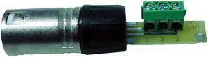 rolls XLM113 Bare Wire to Male XLR Connector