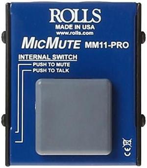 Rolls MM11 PRO Switchable Microphone Mute/Talk Professional Microphone Switch