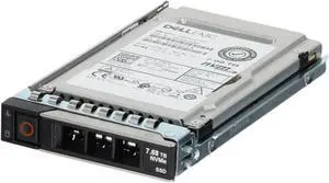 Dell 7.68TB PCIe Gen3 NVMe RI TLC 2.5 SSD KCD5XLUG7T68 CPO (FWYRY) -R