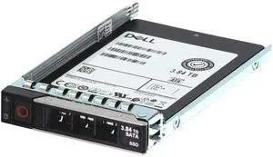 Dell 3.84TB 6Gbps SATA RI TLC 7mm 2.5 SSD 512e 5200 PRO CPO (P0WVC) -R