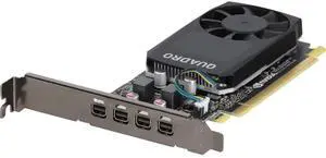 Dell NVIDIA Quadro P1000 4GB GDDR5 47W PCIe x16 SW FHHL GPU (R27V4)